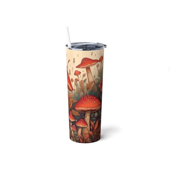 Mushroom 🍄 20oz Tumbler With Straw - Picture 6 of 9